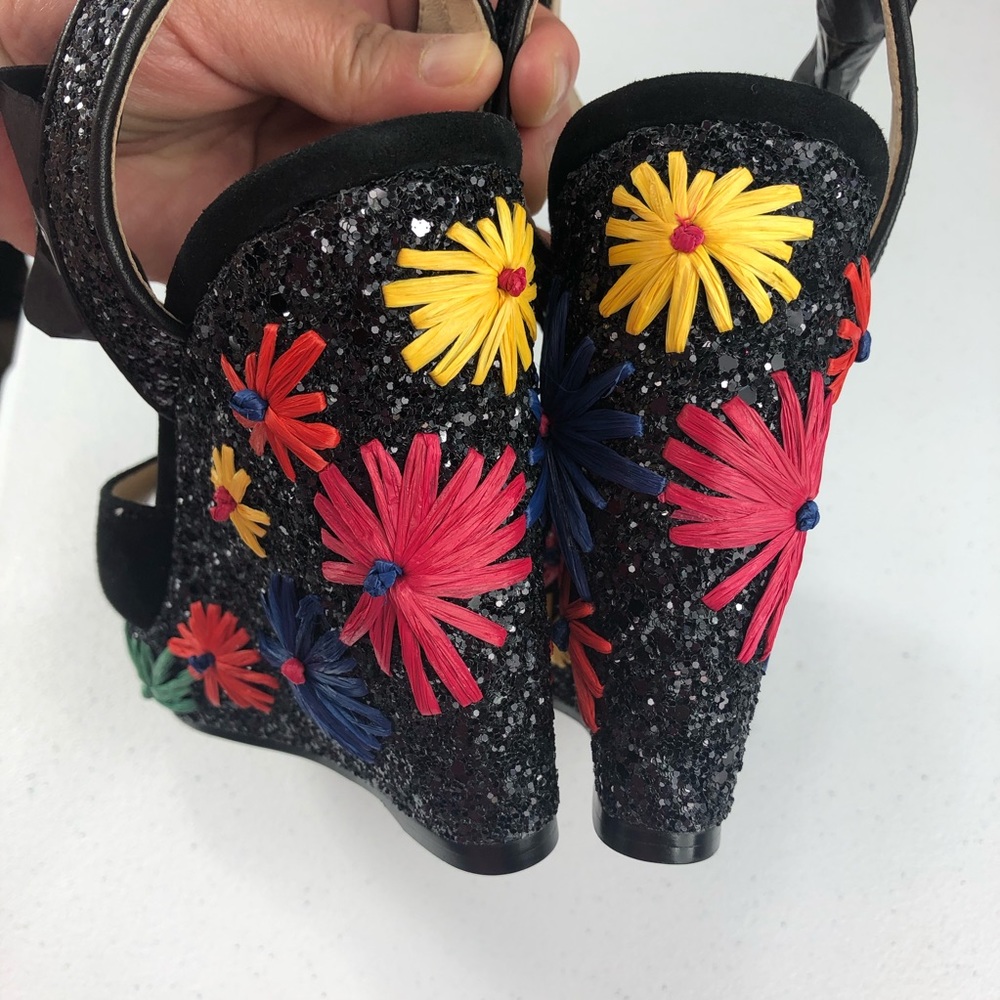 Botkier New York Jessie Wedge Sandals Size 6.5 - Picture 7 of 8